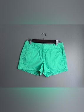 J.Crew Broken-In Chino Shorts – Size 0 – Bright Neon Green
